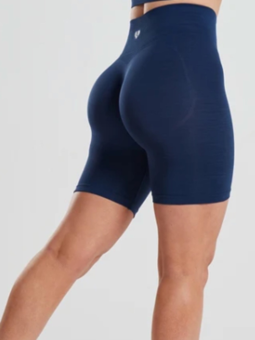 Women's Best Define Scrunch Cycling Shorts Sapphire Blue NWT Sz L